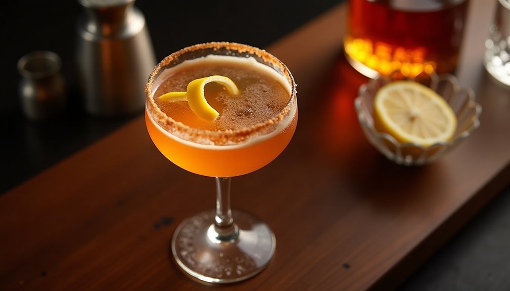 citrus infused brandy cocktail