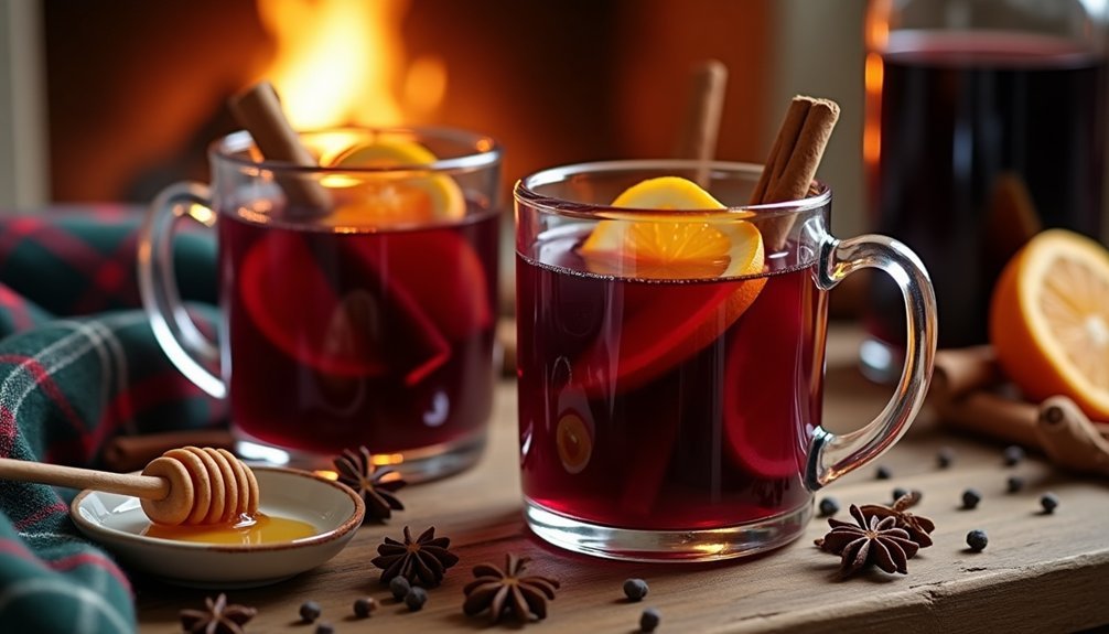 cozy spiced wine recipe