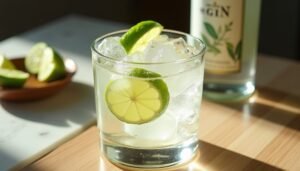 crisp gin and tonic