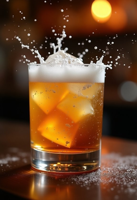 explosive fizzy tequila cocktail