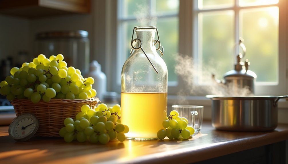 fresh grape white wine