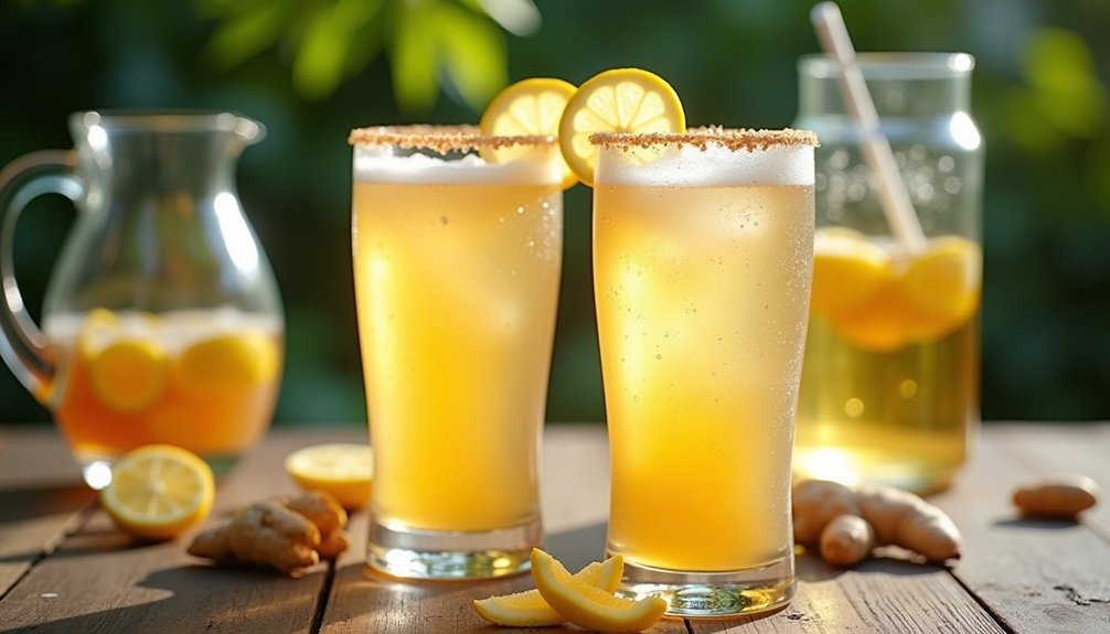 frosty ginger beer shandy
