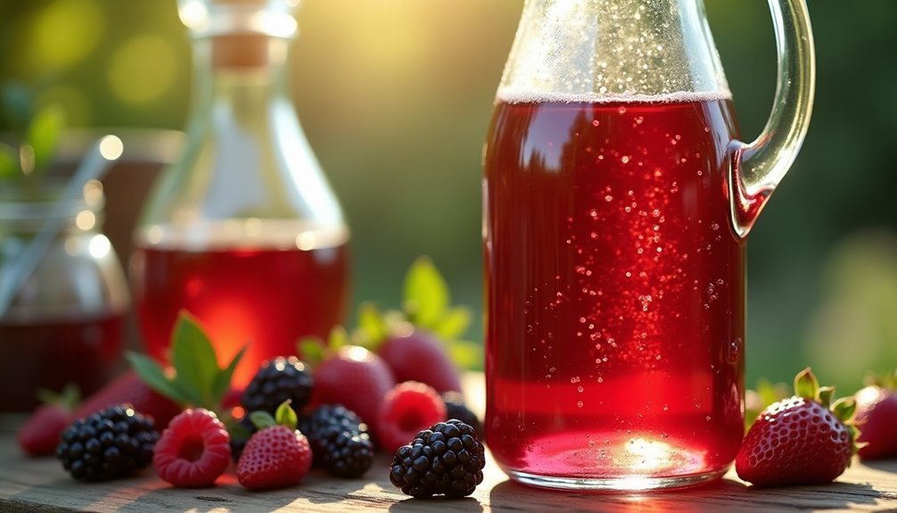 homemade summer fruit wine