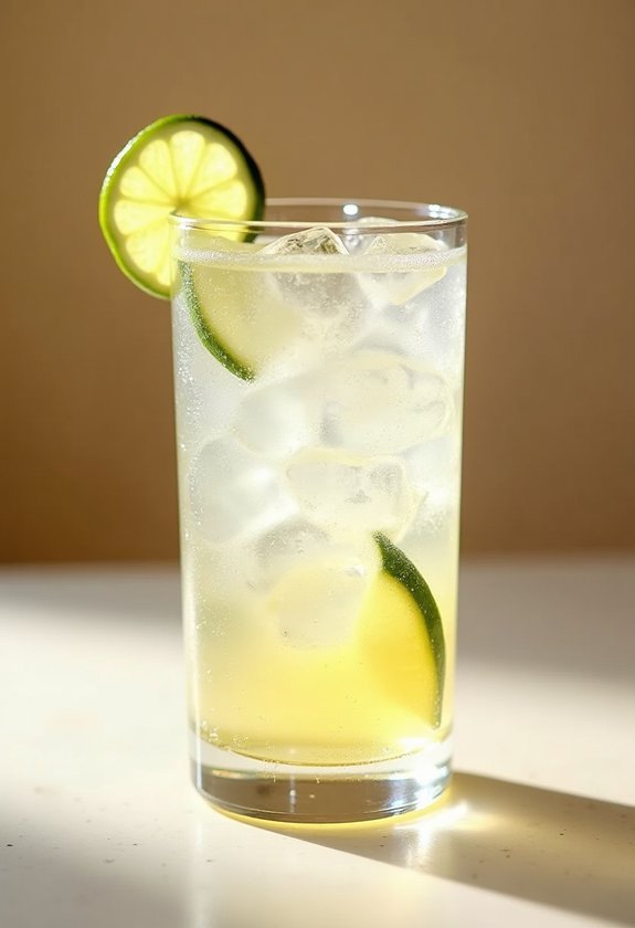 perfectly crafted vodka tonic