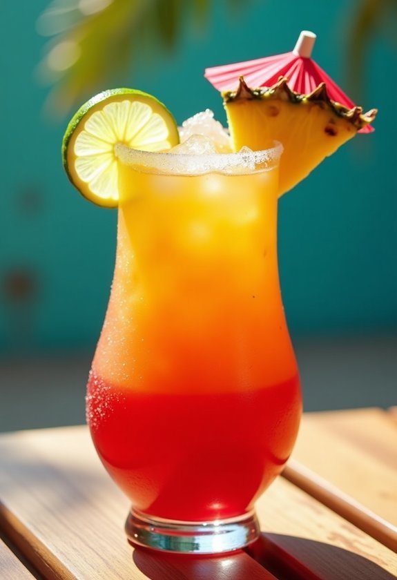 tropical cocktail mixing guide