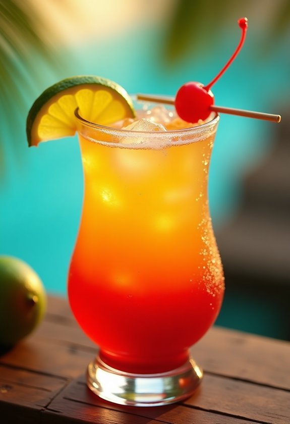 tropical rum punch recipe