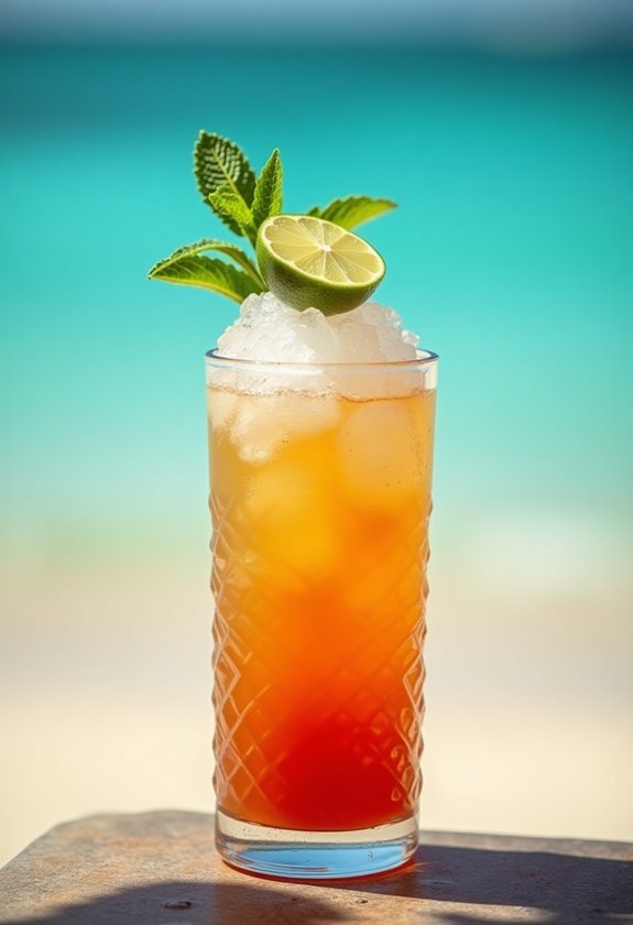 tropical symphony cocktail creation