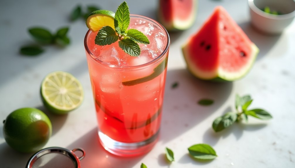 watermelon mint mocktail recipe