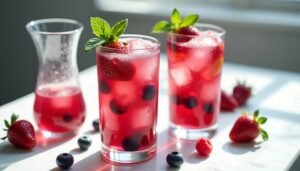 berry infused sparkling beverage recipe