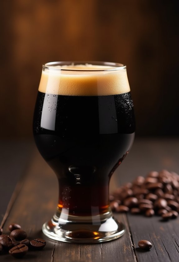 brewing a coffee stout