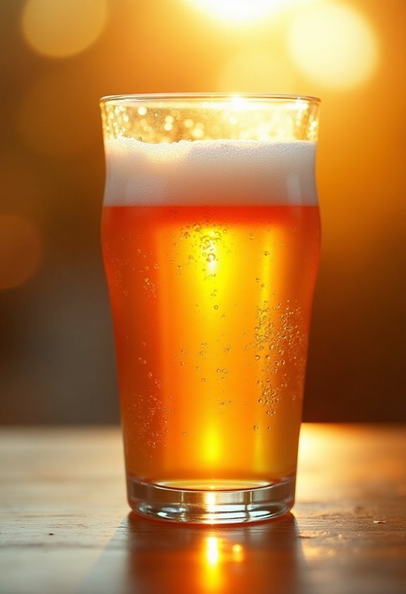 brewing peach infused galaxy ale