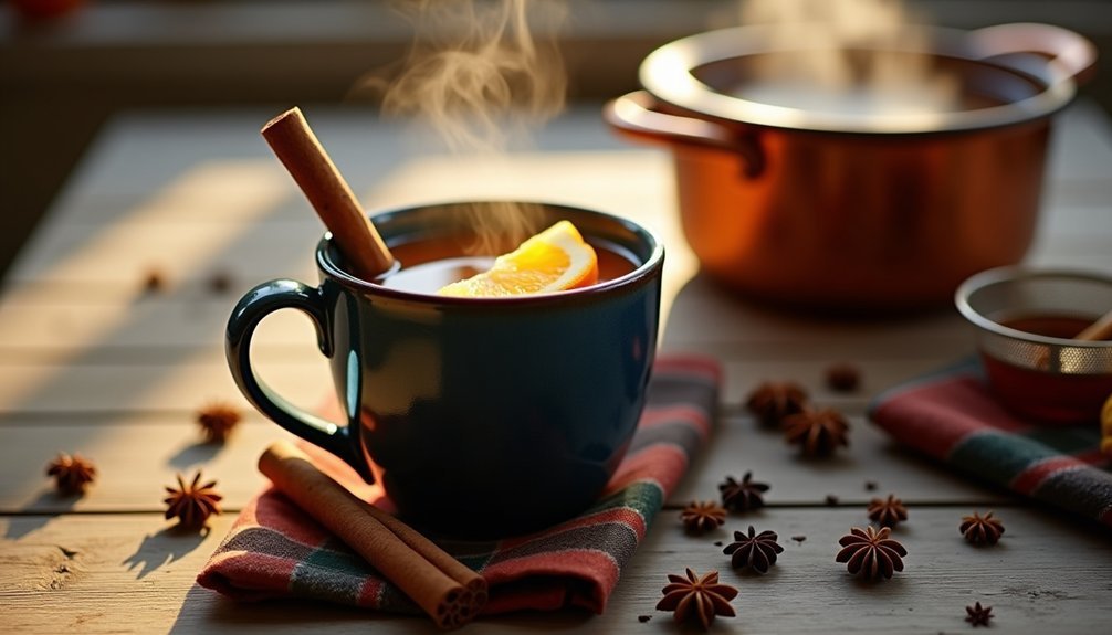 cozy autumn apple cider