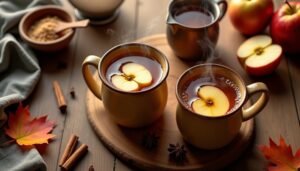 cozy homemade apple cider