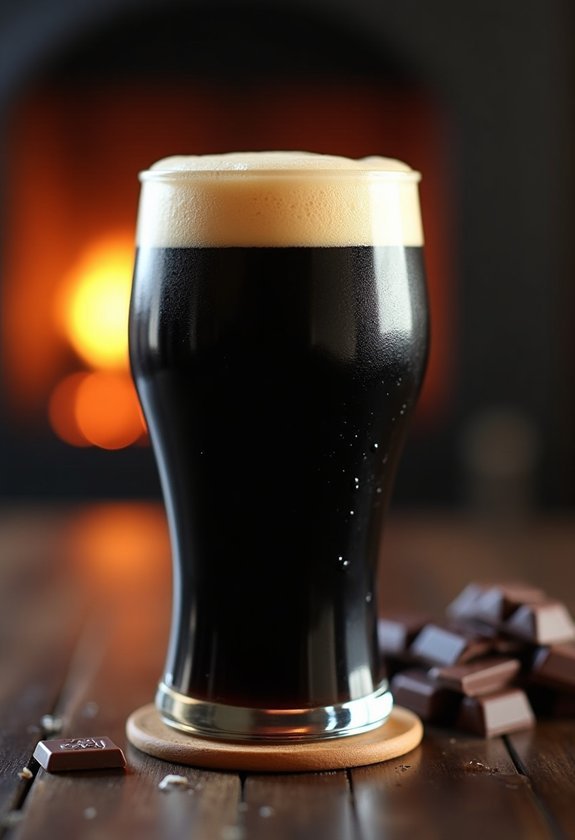 creamy midnight milk stout