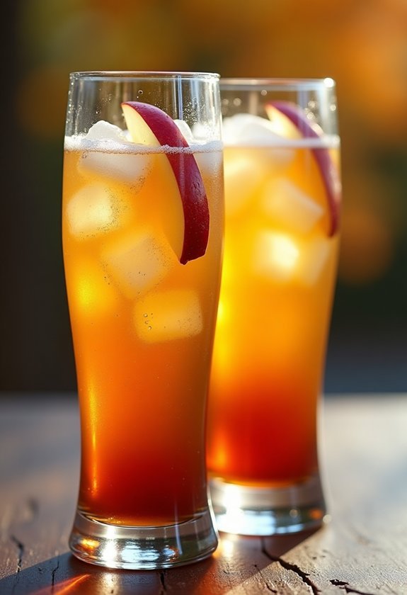 crisp apple cider shandy