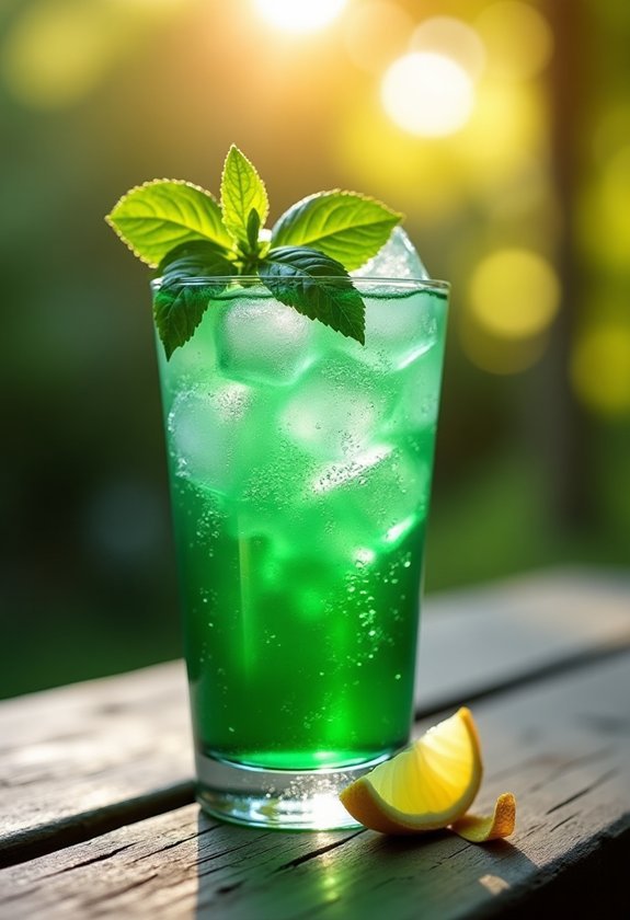 garden fresh vodka basil smash