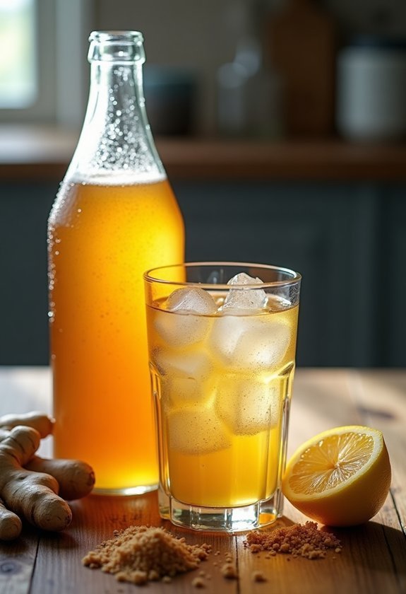 homemade fizzy ginger beer