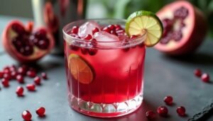 pomegranate vodka gimlet recipe