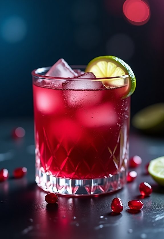 pomegranate vodka gimlet recipe