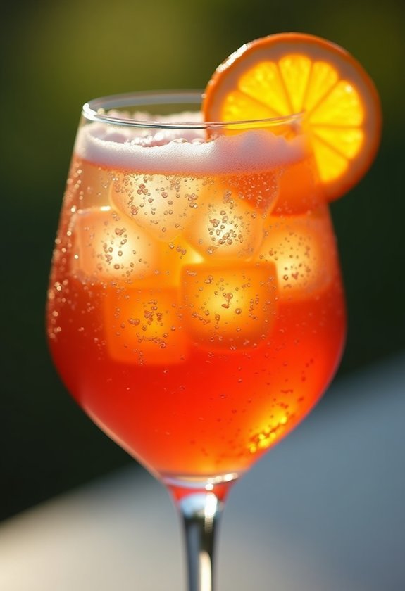refreshing aperol beer spritz