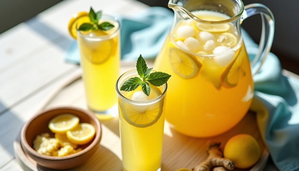 refreshing ginger lemonade recipe