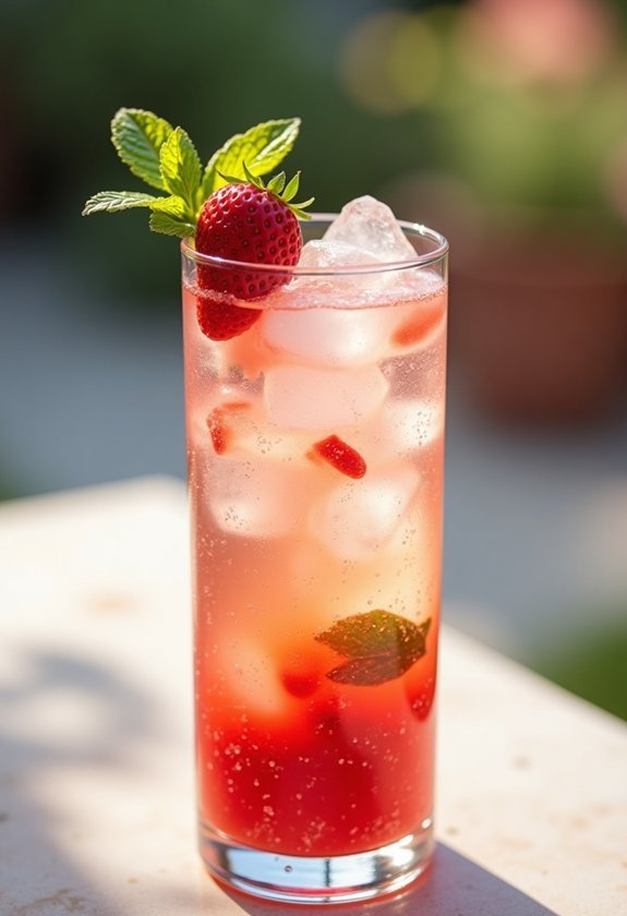 refreshing strawberry mocktail recipe