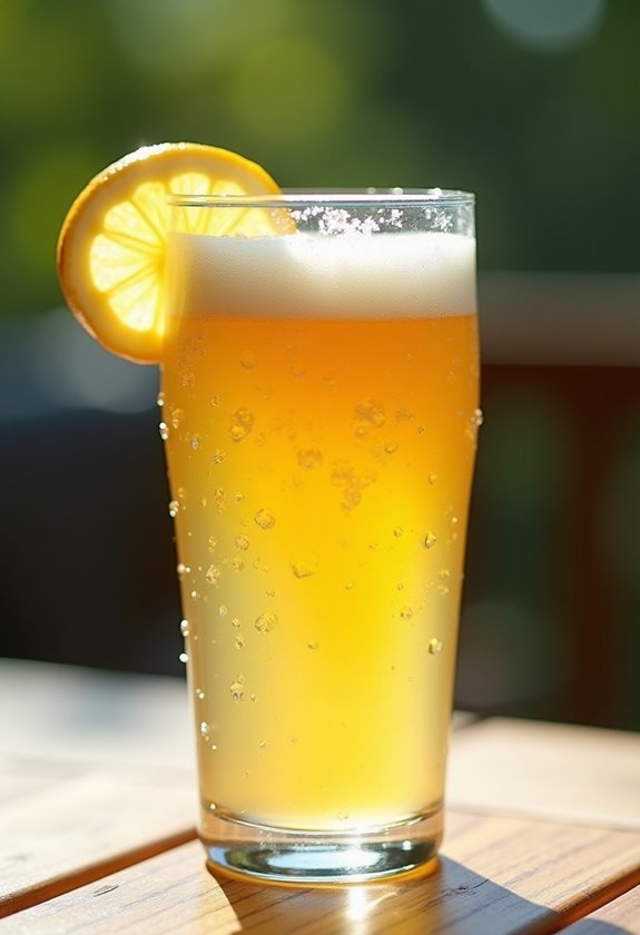 refreshing summer lager shandy