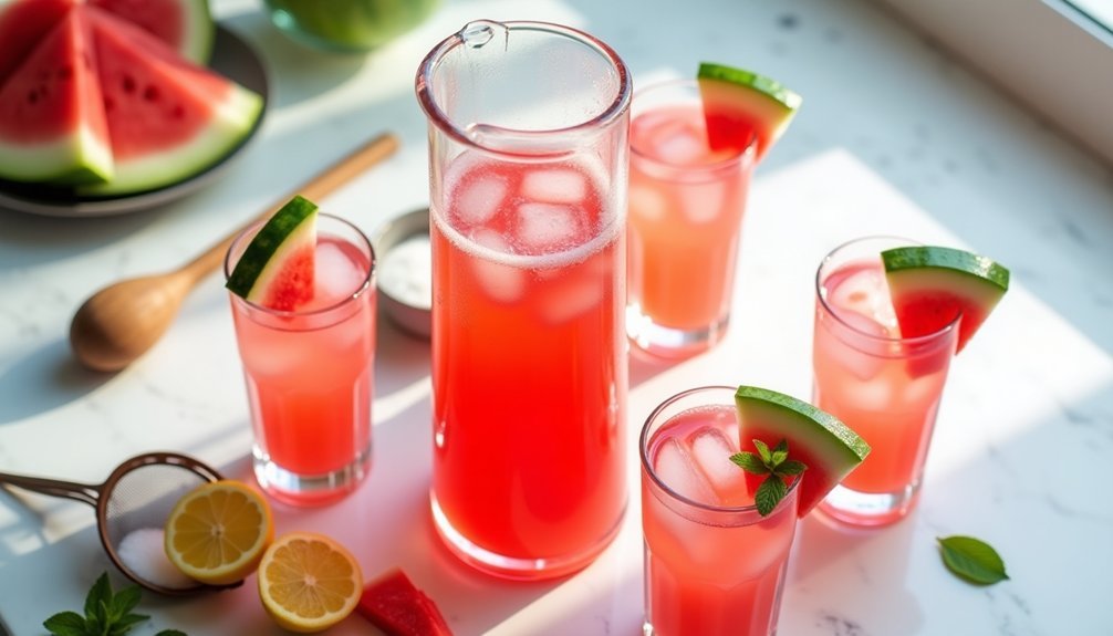 summer watermelon lemonade recipe