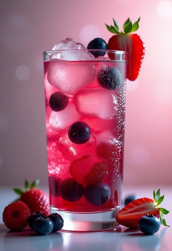 triple berry fizz refresher