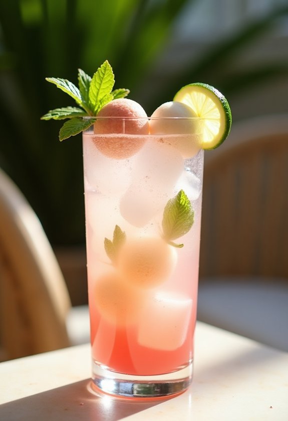 tropical lychee fizz recipe