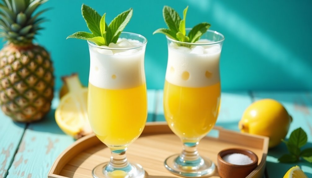 tropical pineapple beverage recipe