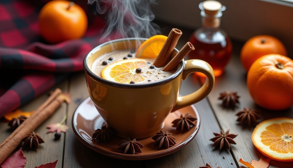 warm spiced apple cider