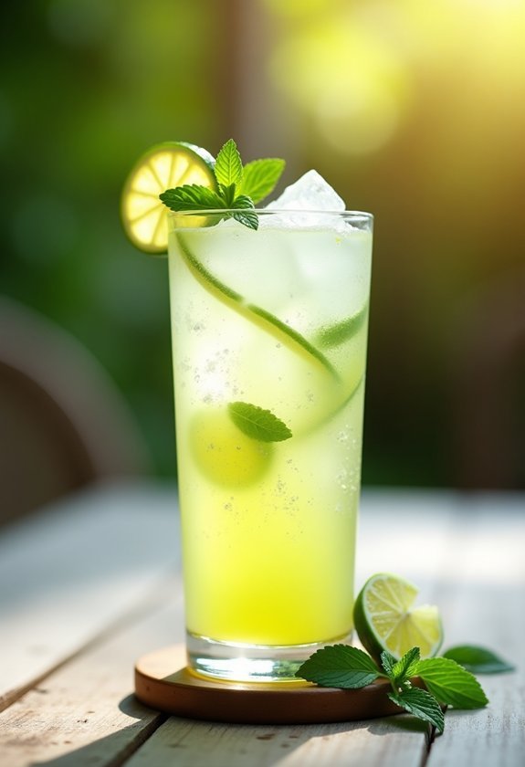 zesty ginger lime cooler