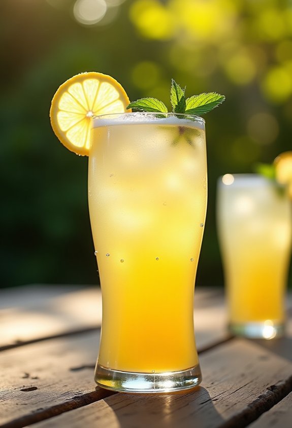 zesty summer lemon shandy