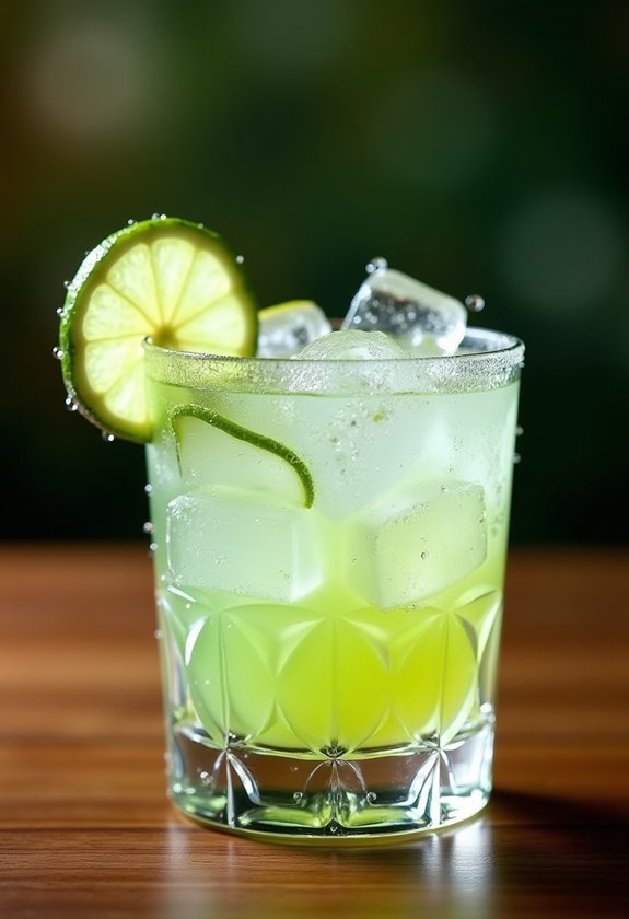 zesty vodka lime refresher